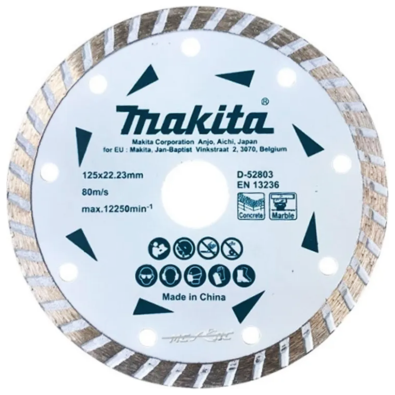 Makita D-52803 Diamond Cut off Wheel 5 Makita D-52803 Diamond Cut off Wheel 5